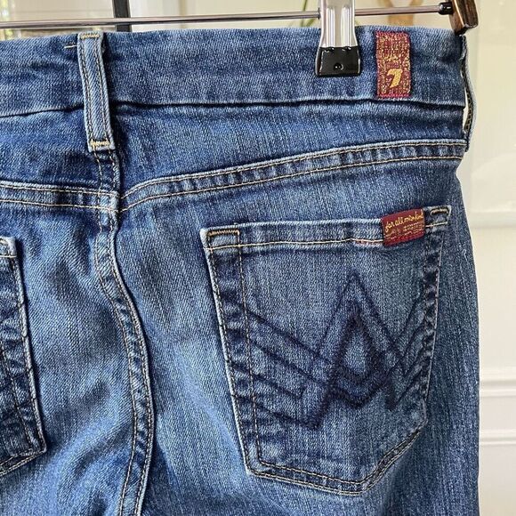7 For All Mankind A Pocket Bootcut Jeans 27 - Picture 1 of 8